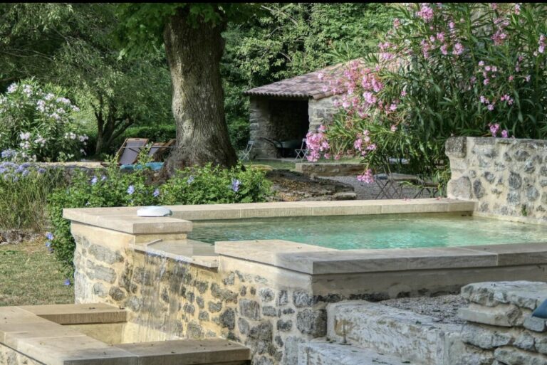 Piscine - location vacance - Le mas des oliviers