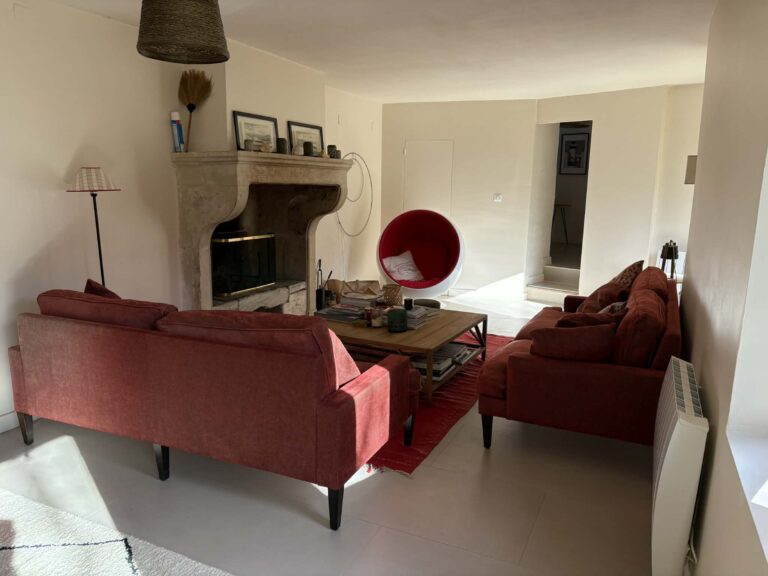 Salon hiver - location de vacance - Drome - provence - Le Mas des Oliviers